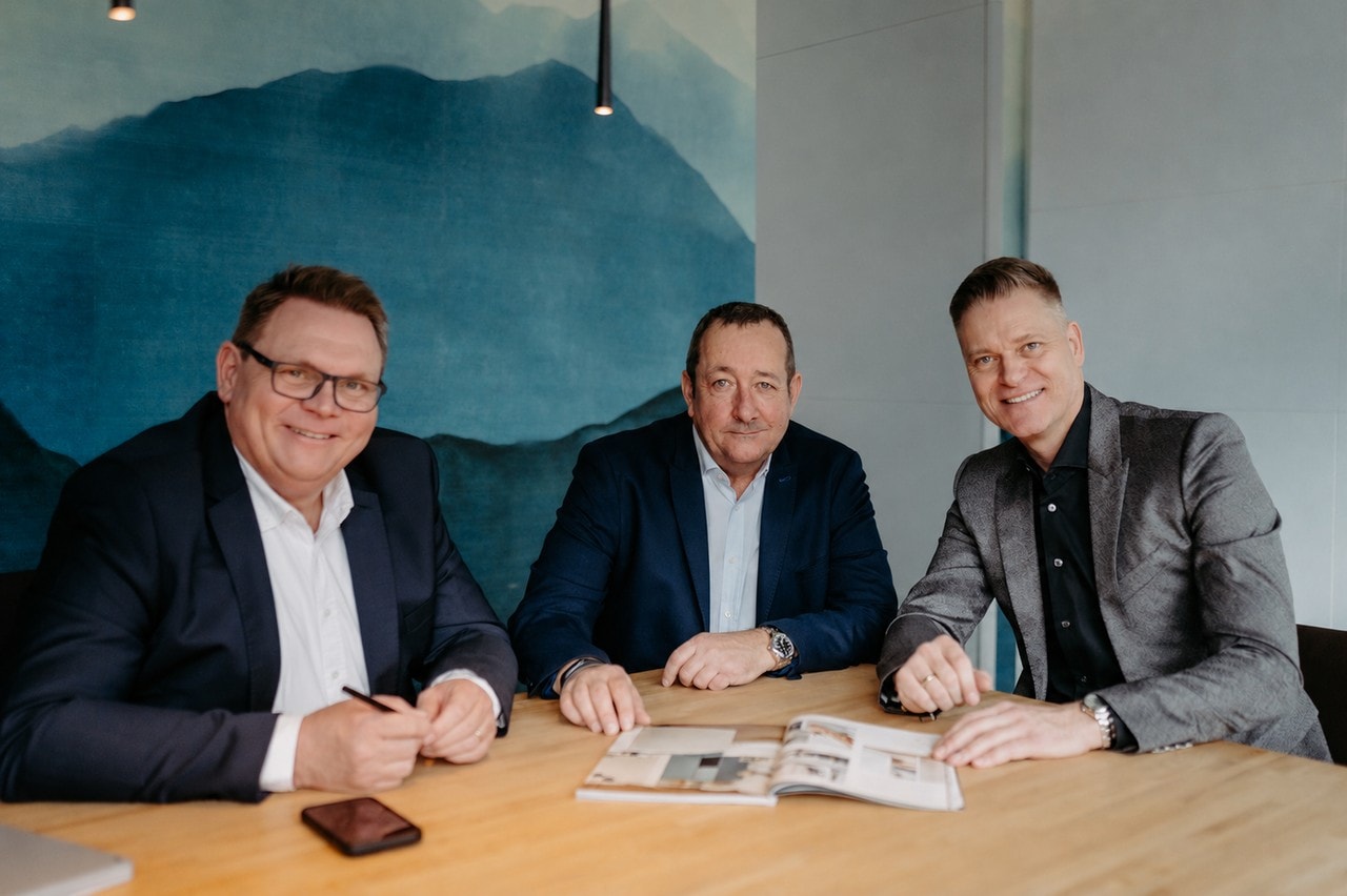 Gruppenportrait des KSV-Führungsteams, alle lächelnd